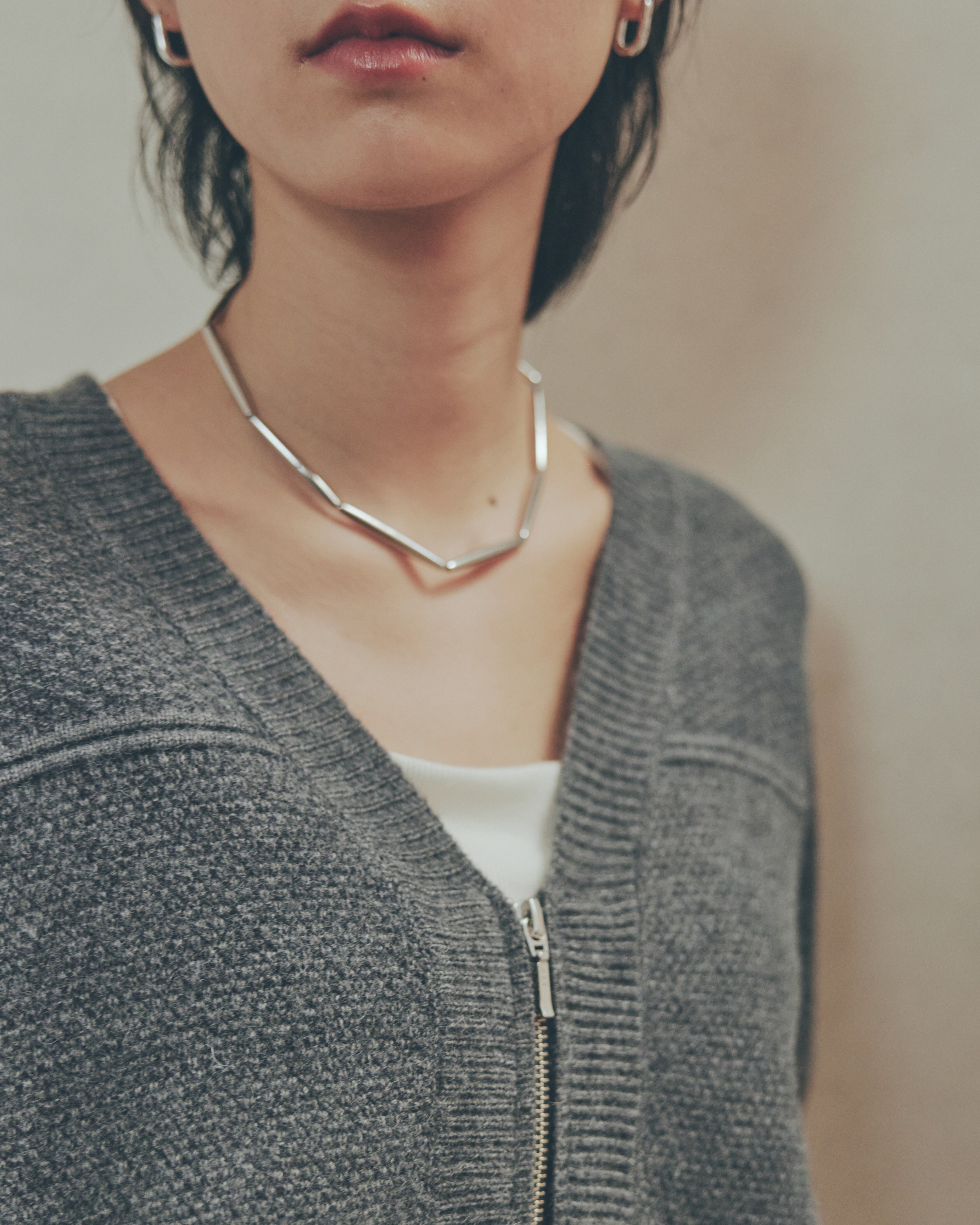 ジップカーディガン★